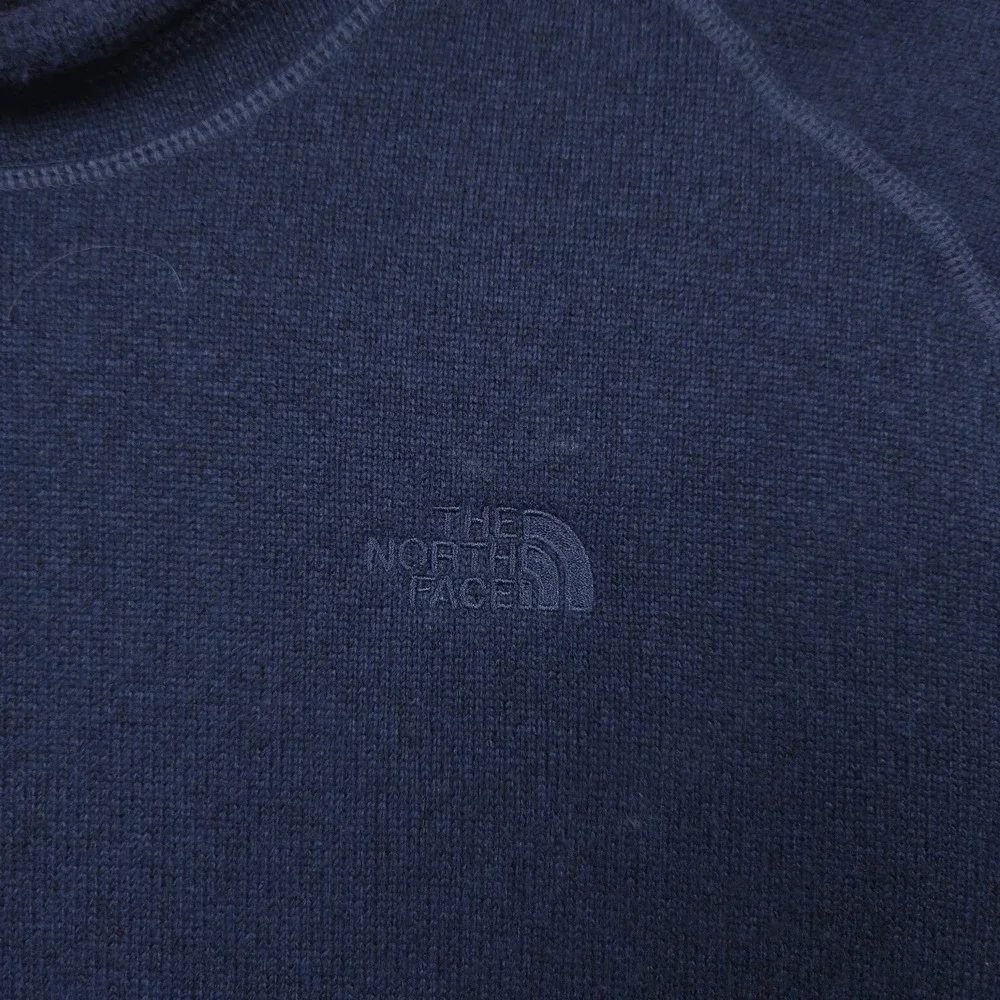The North Face ANVX Men XXL Crewneck Fleece Pullover Sweatshirt Navy Blue